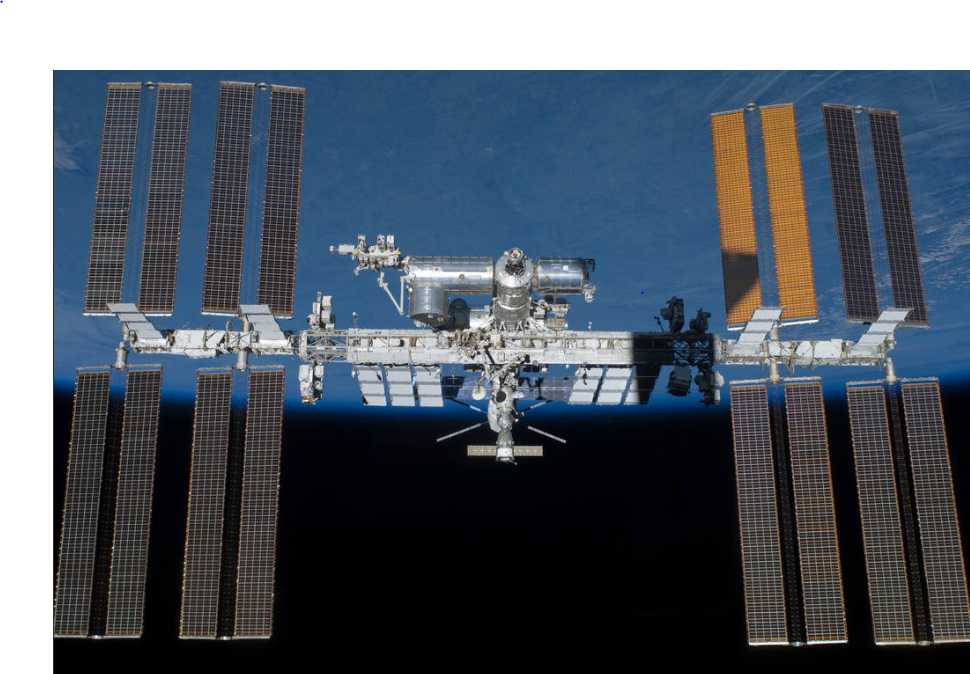 An image of the International Space Station